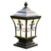 JORAsa Retro Pillar Light Black Lantern Light Post Pathway Pedestal E27 Weatherproof Outdoor Pillar Light Column Lamp Garden Wall Patio Coast,B steampunk buy now online