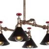 LED Modern Chandelier Lamp, Pendant Lights V intage Iron Water Pipe Pendant Lamp Droplight Steampunk V intage E dison 4 Lights Ceiling Fitting Lights Hanging Lamp Lighting Hardwired E dison Modern Cr steampunk buy now online