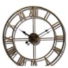 SPEFMODD Wall Clock, wall clocks. 40/47cm Number Wall Clock Wrought Iron Round Face Large Outdoor Garden Clock Home Decoration steampunk buy now online