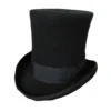 SaoBiiu Black Hat for Men Wool Felt High Top Hat Women Magician Hats Bowler Fedoras Christmas Costume Cap A XL(60-62cm) steampunk buy now online