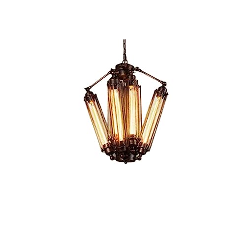 ZETION 8-light Retro Chandelier Industrial Ceiling Light Dining Room Loft Pendant Lamp Retro Chandelier Steampunk Pendant Hanging Lamp Fixture Vintage Industrial Classic Chandelier Fluorescent Hanging steampunk buy now online