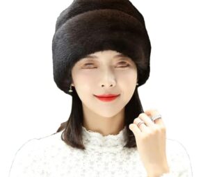 Mkjuuior Winter Thick Plush Hat Women Plush Winter Outdoor Ear Warmer Ski Hats Dark Brown steampunk buy now online