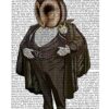 CANVAS-FRAMED-with-AMERICAN-BOX Owl At the Opera Fab Funky - Animals & Nature vertical Art print steampunk animals flowers antique contemporary flo Floating fr 27_X_21_in steampunk buy now online