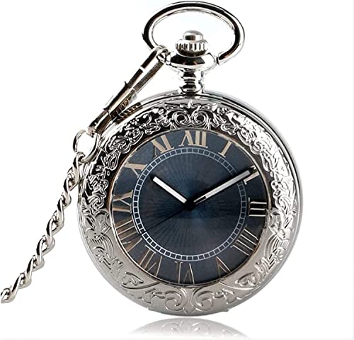 LIIAV Classic Smooth Vintage Quartz Pocket Watch,Scale Mens Womens Watch with Chain Christmas Graduation Birthday Gifts Fathers Day steampunk buy now online