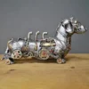 RCJCQSR Animal Statue Dachshund Sculpture Resin Mechanical Gear Punk Industrial Design Steampunk Creative Craft Decoration Bookshelf Desktop Living Room Decorative Figurines steampunk buy now online