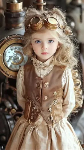 DIY 5D Adults and Beginners Diamond Painting Full Drill Kits Cute Steampunk Girl Pictures Rhinestone Crystal Cross Stitch Diamond Art Perfect For Gift and Home Wall Decor Round Drill 115x195cm AD1211 steampunk buy now online