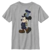 Disney Characters Mickey Steampunk Boy's Crew Tee, Athletic Heather, Small steampunk buy now online