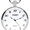 I LUV LTD Open Faced Pocket Watch Sterling Silver - Quartz Movement - Gift steampunk buy now online