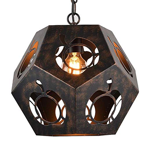 Lowering the lantern A chandelier Vintage Industrial Pendant Lamp, Chandelier Antique Steampunk Metal Hanging Lamp LOFT Creative Restaurant Bar Cafe Hollow Ceiling Light E27 Socket lowering the lante steampunk buy now online