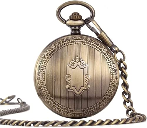 LIIAV Vintage Numerals Scale Quartz Pocket Watch with Chain steampunk buy now online