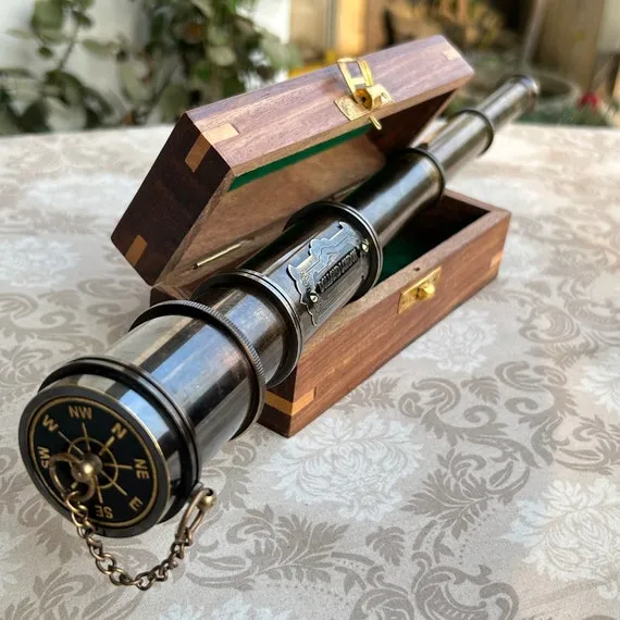 Brass Telescope, Engraved Spyglass, Pirate Telescope, Fathers Day Gift, Gift For Husband, Son Gift, steampunk Gift by VintageGiftHub steampunk buy now online Brass Telescope, Engraved Spyglass, Pirate Telescope, Fathers Day Gift, Gift For Husband, Son Gift, steampunk Gift by VintageGiftHub steampunk buy now online
