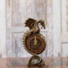 Steampunk Dragon with Clock - Dragon Art Work - Impressive Figure - Steampunk Sculpture - Home Decor - Collector Item by DekorStyle steampunk buy now online