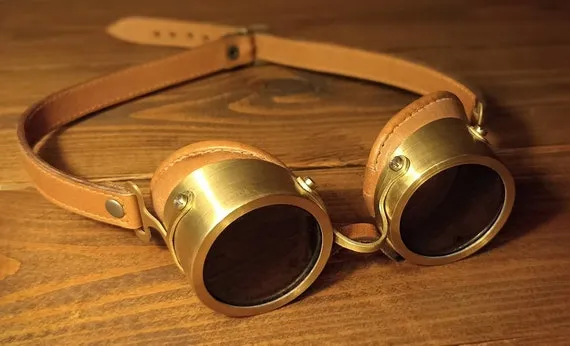 Tan Steampunk Goggles by GoggleFactory steampunk buy now online Tan Steampunk Goggles by GoggleFactory steampunk buy now online