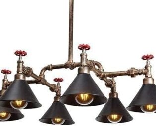 Pendant Lights Loft Lamps Retro Chandeliers Hanging Chandeliers Solid Iron Water Pipes Personality Steampunk Pendant Lamp steampunk buy now online