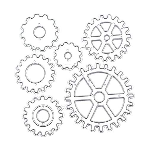 Steampunk Cutting Dies Gear Die Cuts Metal Embossing Script Dies Stencils for Scrapbooking Journaling Embellishments Die Cutting Dies for Cards Easter steampunk buy now online