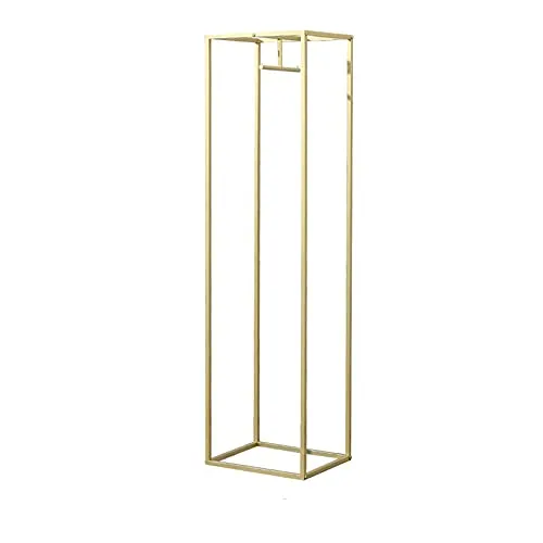 WFDERAN Creative Simple Clothes Retail Heavy Duty Metal Garment Racks,Clothing Store Hanger Storage Shelves,Commercial Wedding Dress Floor-Standing Display Rack (Gold, 71" H) steampunk buy now online