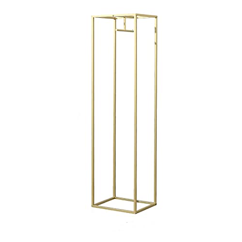 WFDERAN Creative Simple Clothes Retail Heavy Duty Metal Garment Racks,Clothing Store Hanger Storage Shelves,Commercial Wedding Dress Floor-Standing Display Rack (Gold, 71" H) steampunk buy now online
