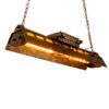 YTLFSD Industrial Steampunk Metal Chandelier,Loft 4 Lights Edison Ceiling Chandelier Lighting Rustic steampunk buy now online