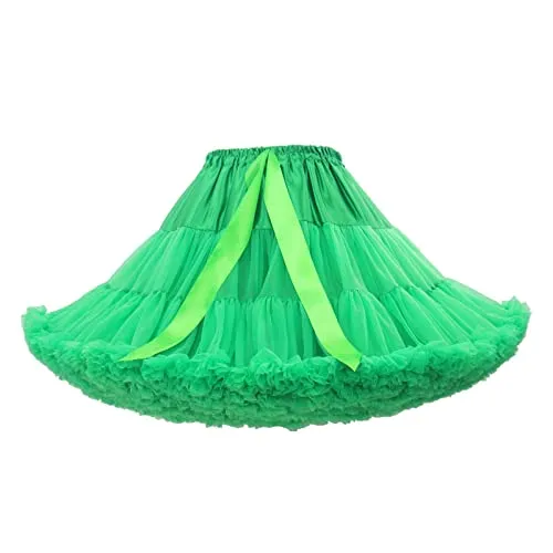 Carnival Women's Costume Tulle Skirt Multi-Layer Vintage Ballet Bubble Firt Adult Ballet Skirt Short Ballet Underskirt Tulle Skirt Women's 80s Retro Tutu Cosplay Fancy Dress Costumes, AG, One Size steampunk buy now online