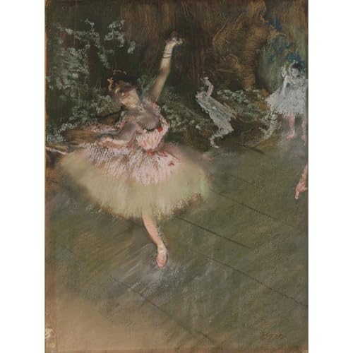 ARTICULOZY Museum-Grade Giclee Canvas Print – Degas – The star - 40x50 Inch | Archival Inks on Poly-Cotton Canvas | Perfect for Living Room, Bedroom, or Gallery Wall steampunk buy now online