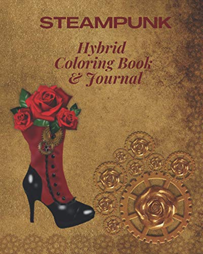 STEAMPUNK: Hybrid Coloring Book & Journal steampunk buy now online