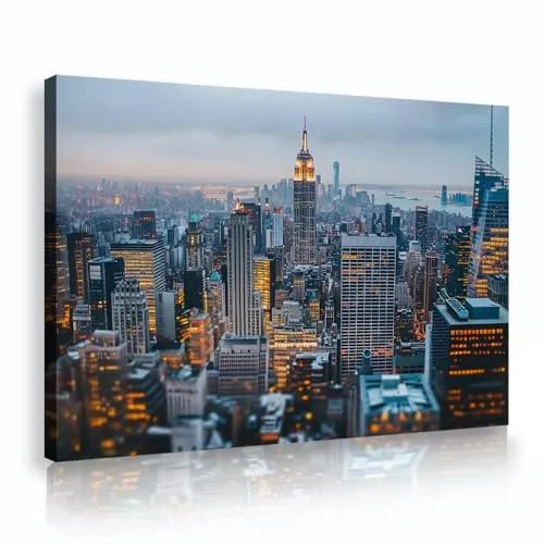 CHERHERART Cityscape Canvas Wall Art Prints Beautiful Buildings Canvas Painting Picture for Living Home Study Dining Office Bathroom Decor 80x130cm Innerframe steampunk buy now online