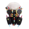 WLLLTY Halloween mask Men'S Women'S Color Rivet Goggles Gas Mask For Cosplay Rock Spiked Glasses Breathing Mask Clothing Accessories steampunk buy now online