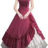 Re-Lady Victorian Costumes for Women Steampunk Renaissance Dresses Marie Antoinette Masked Ball Dress S Wine red steampunk buy now online Re-Lady Victorian Costumes for Women Steampunk Renaissance Dresses Marie Antoinette Masked Ball Dress S Wine red steampunk buy now online