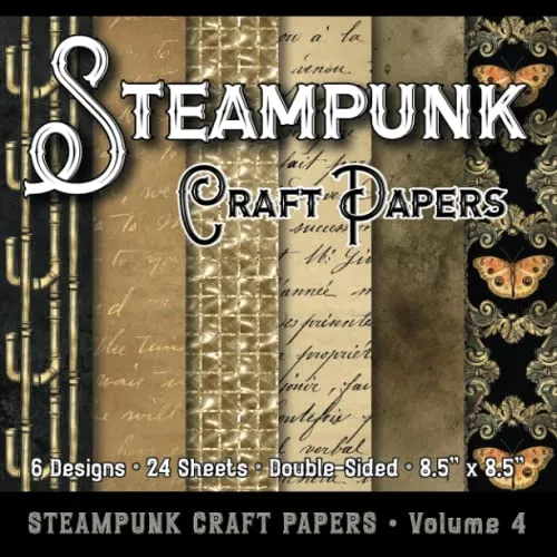 Steampunk Craft Papers - Volume 4: Craft Paper Notebook (Craft Paper Notebooks) steampunk buy now online