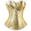Women Faux Leather Corset Bustier Top Overbust Shapewear Clothing Steampunk Shapers Lingerie Corsets steampunk buy now online
