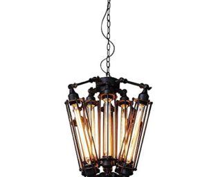 Chandeliers SCH Pendant Lights Black Industrial LOFT Steampunk Steel Ceiling Light Industrial Decorative Light With 8 lights steampunk buy now online