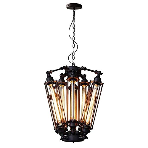 Chandeliers SCH Pendant Lights Black Industrial LOFT Steampunk Steel Ceiling Light Industrial Decorative Light With 8 lights steampunk buy now online