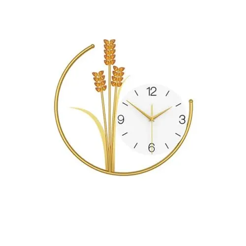 JFNHUTL Barley Wall Clock Living Room Kitchen Wall Clock Decor Home Atmosphere Clock Home Decor steampunk buy now online