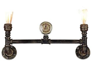 YONG - FR Wall Lamps, 2 Lights Classic Nostalgic Restaurant Iron Metal Wall Light Retro Bar Decoration Wall Lamp Steampunk E-dison Personality Studio Industry Wall Sconce Modern Chandeliers steampunk buy now online