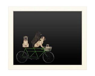 Trademark Fine Art Pug Tandem by Fab Funky, 16x20 Chalk Board, Multiple Colors steampunk buy now online