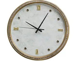 GeRRiT Household Wall Clock Vintage Wall Clock Roman Numeral Wall Clock, Silent Battery Operated Round Big Wall Clock for Home Decor/Living Room Decor Modern Wall Clock steampunk buy now online