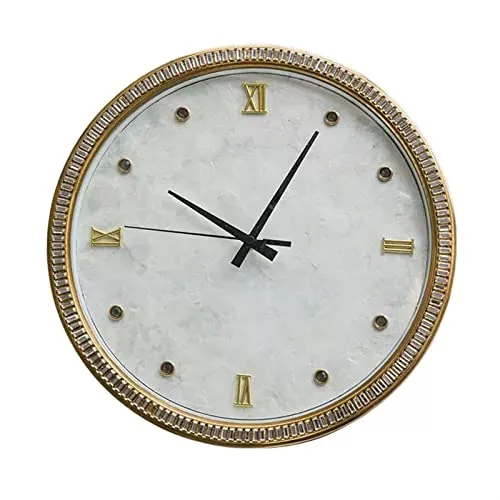 GeRRiT Household Wall Clock Vintage Wall Clock Roman Numeral Wall Clock, Silent Battery Operated Round Big Wall Clock for Home Decor/Living Room Decor Modern Wall Clock steampunk buy now online