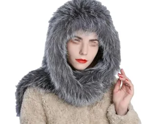 Mkjuuior Winter Warm Scarf Hat Thickened Scarf Hat steampunk buy now online