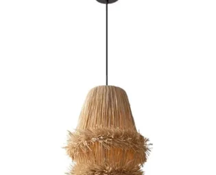 USMJQVZ Hand Woven Bamboo Pendant Light,15.8 Inch 1-Light Adjustable Rustic Basket Handmade Woven Pendant Lighting Ceiling Hanging Light,for Living Room Kitchen Dining Room Farmhouse steampunk buy now online