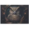 AIHNBF Ornate Owl Canvas Wall Art Print - Detailed Steampunk Animal Decor for Living Room, Bedroom, Office - Majestic & Mysterious Aesthetic, Canvas 80 x 120 cm steampunk buy now online