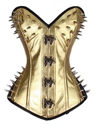 luvsecretlingerie Heavy Duty 26 Double Steel Boned Waist Training Leather Overbust Tight Shaper Corset #8508 steampunk buy now online