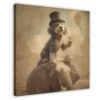 Steampunk Dog on Elephant Canvas Poster Bedroom Decor Landscape Office Room Decor Gift 28x28inch(70x70cm) steampunk buy now online Steampunk Dog on Elephant Canvas Poster Bedroom Decor Landscape Office Room Decor Gift 28x28inch(70x70cm) steampunk buy now online