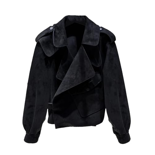 Women's Sheepskin Leather Blouse Coat - Spring & Autumn Casual Jacket In Genuine Soft Leather C1114 L steampunk buy now online