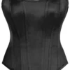 Daisy corsets Women's Black Satin Steel Boned Overbust Corset Waist Cincher Bustier Top & Plus Size, 6X steampunk buy now online