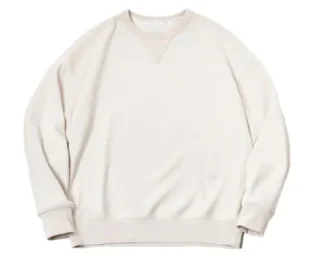 YTR6TW Men Round Collar Heavy Sweatshirts Spring Basic Styles Long-Sleeved Pullover T-Shirts Beige White steampunk buy now online